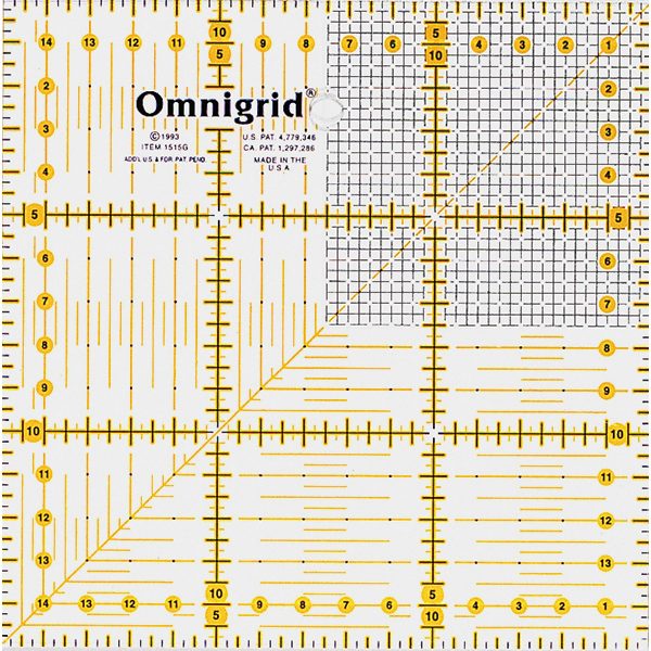 REGLA OMNIGRID 15X15CM